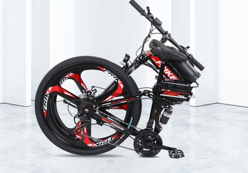 FRIKE 88E2 Electric Folding Bike A Versatile 26-Inch Folding Electric Bike for Convenient and Efficient Rides