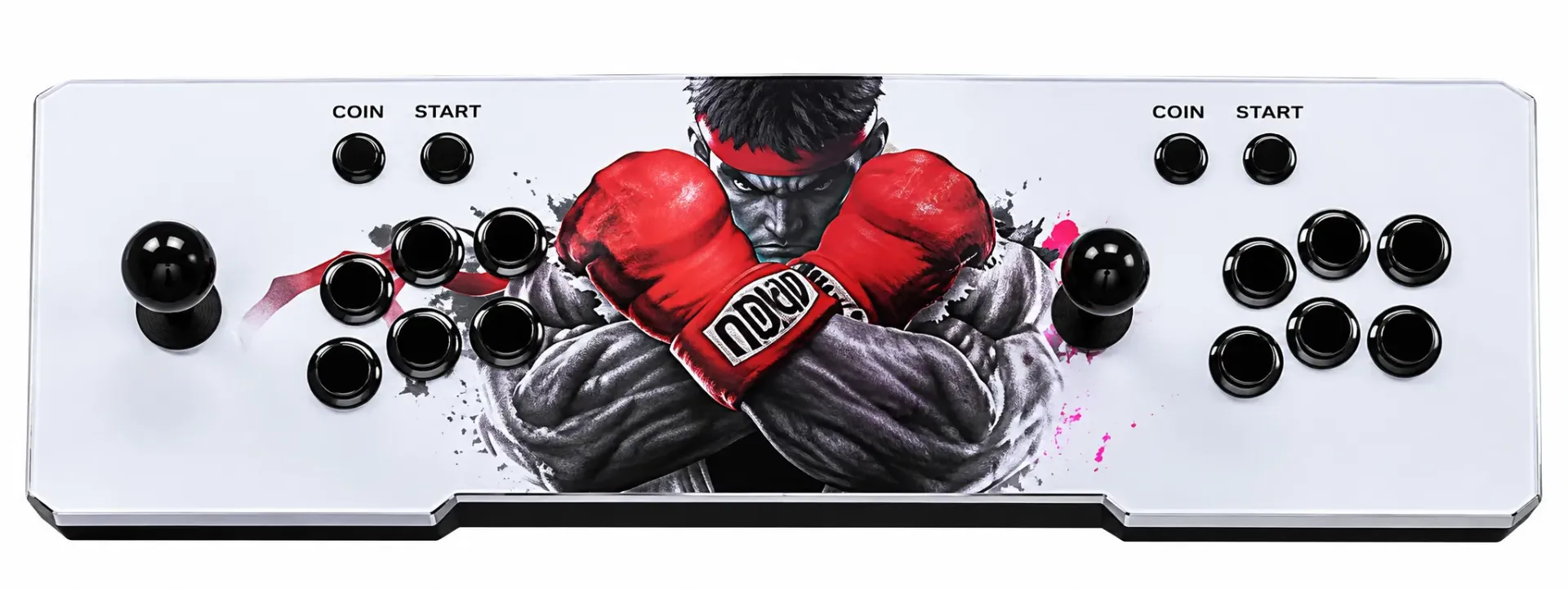 MANDO PARA JUEGOS ARCADE DE PELEA DISEÑO DE STREET FIGHTER