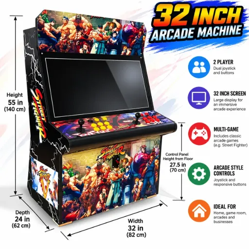 Máquina Arcade Multijuegos para 2 Jugadores